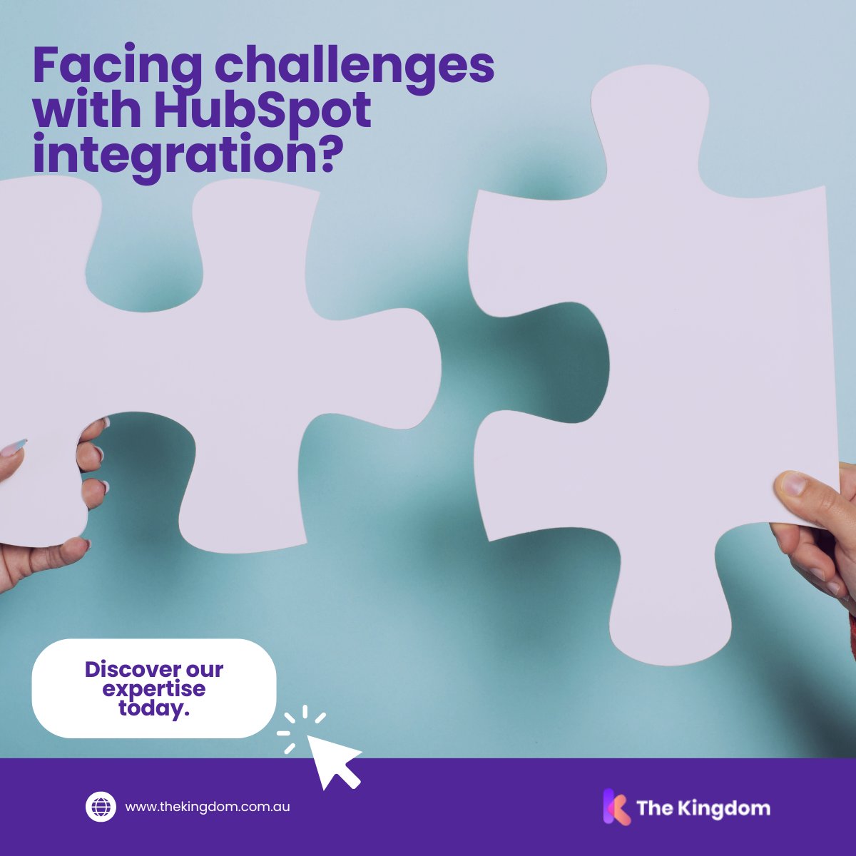 TheKingdomAus's tweet image. 💡 Need seamless #HubSpot integration? We’ve got you covered. From Salesforce to Xero, we connect it all. Let&apos;s optimize your workflows. Get in touch with us today: hubs.la/Q032c9pc0
#TheKingdom #HubSpotIntegration #HubSpotDiamondPartner #DigitalMarketing