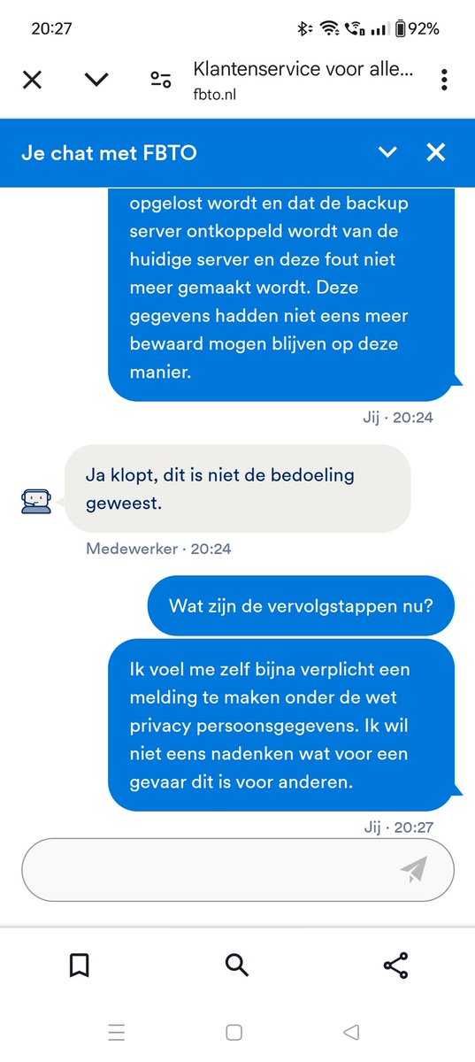 StephanieNA87's tweet photo. Een #datalek bij @FBTO @AvgPrivacyDesk @vgz @BNDeStem @telegraaf @Rijksoverheid @ADnl 2/3 https://t.co/PMLyTYERgx
