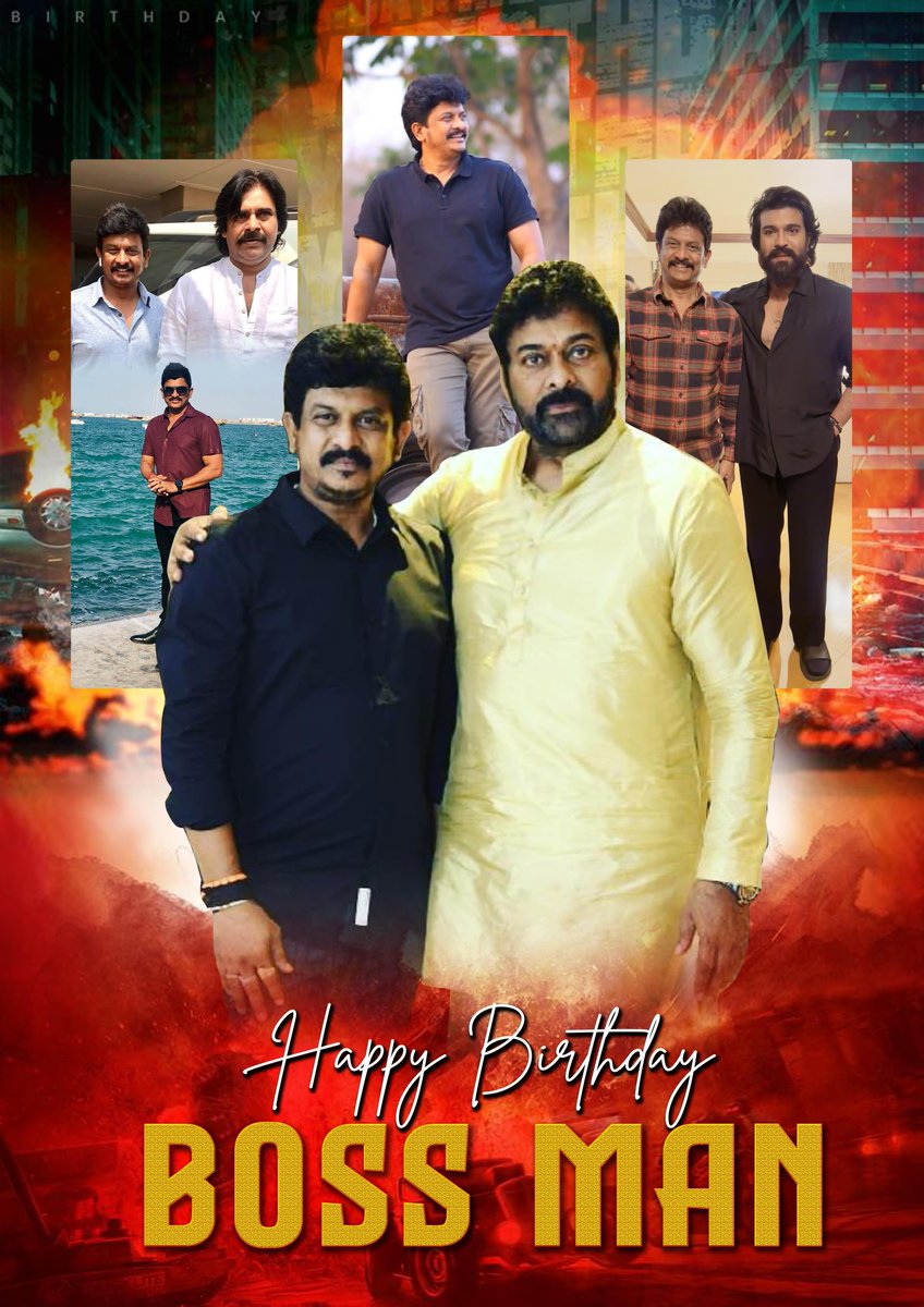 TeamRcBSWD's tweet photo. Wishing a very happy birthday to our #BossMan @GangadharNS1 Anna from Team RC Banswada Team Members @TeamRcOfficial
#MegaBrother #GameChanger
#HBDGangadharAnna https://t.co/rIYu8PIT8G