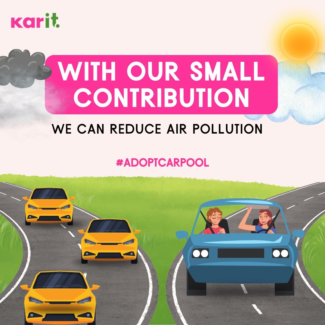 wekarit's tweet image. Adopt Carpooling! 

By making a small effort, we can take a big step toward reducing #airpollution. It not only minimizes traffic congestion and carbon emissions but also saves fuel and fosters a sense of community.

#Karit #carpool #carpooling