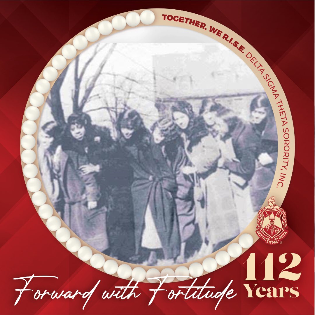 We proudly celebrate 112 years of Delta Sigma Theta Sorority, Inc. by honoring the resilient, impactful, steadfast, and empowered legacy of our sisterhood. 

Delta Sigma Theta has stood as a beacon of hope, service, and leadership, in communities around the world. 

#DST1913