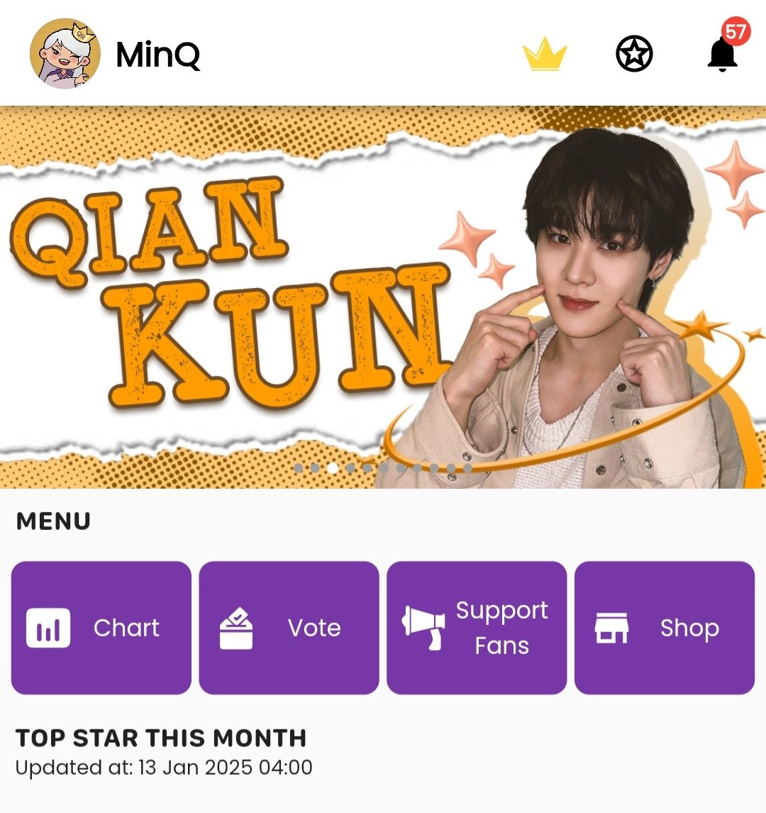[𝗔𝗱 𝗣𝗿𝗼𝗼𝗳]
✨𝗜𝗗𝗢𝗟 𝗢𝗙 𝗧𝗛𝗘 𝗪𝗘𝗘𝗞✨
#KUN #WayV 

📍 Queeri's In App Banner
🗓 Jan 13-19, 2025

credit: <a href="/jhengchie/">Jeysee Hong 🦒 🦊🌻🐼</a>

#Queeri #Queeri_Proof #Queeri_IdolOfTheWeek