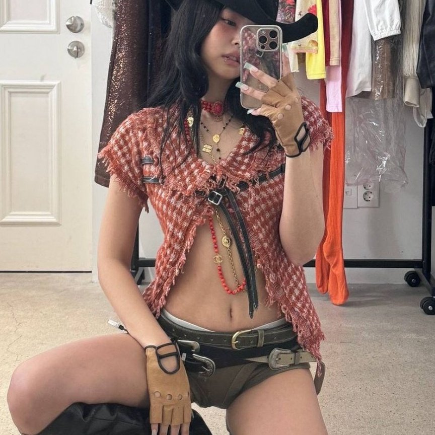 sourcanwdy's tweet photo. Salah satu staff mesum sekali lecehin Serena terus dari awal! Gesekin jarinya ke belahan memek sambil pura-pura benerin aksesoris. Sange ya lihat Serena pakai baju cowboy? Sini Serena tunggangin kontolnya. https://t.co/btLHbPY4IH