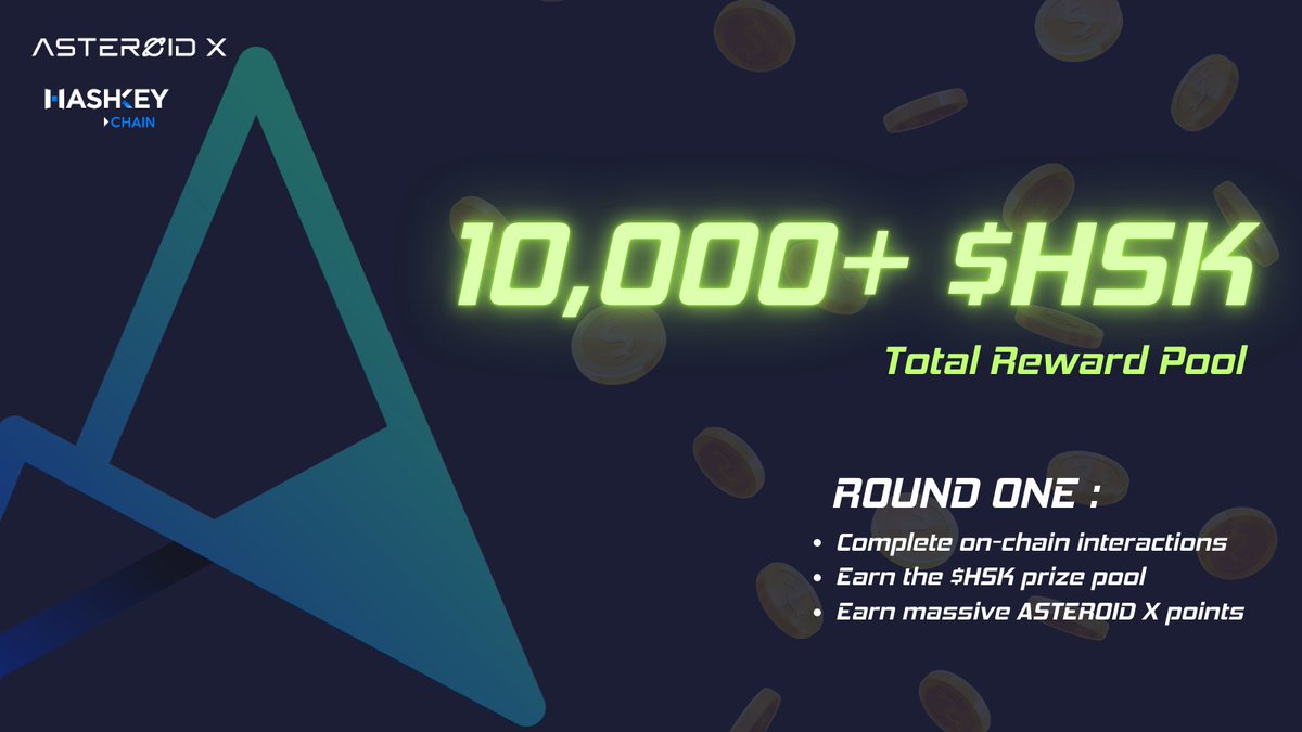Fams! Join the limited-time Asteroid X &amp; HashKey Chain event ROUND ONE! Spend 1 $HSK on the event NFT, get a full refund, plus extra rewards. 
It’s risk-free and perfect for exploring blockchain &amp; NFTs. 
Check for details: bit.ly/4jhjrRV

#AsteroidX #Reward