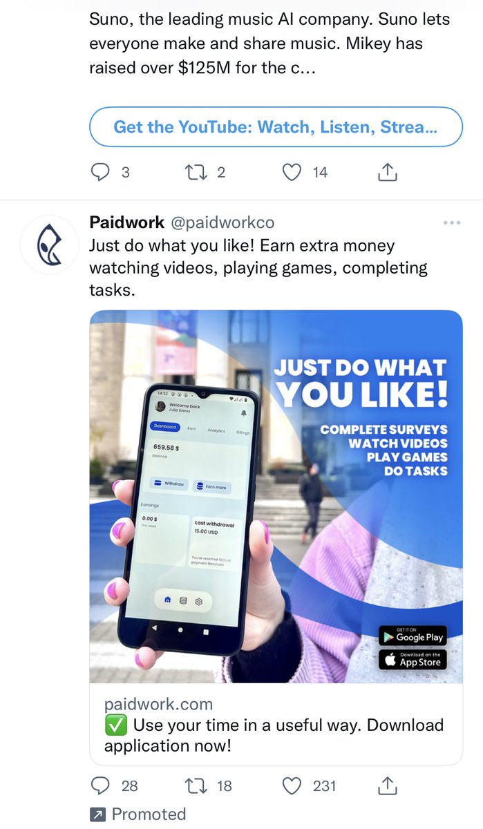 In my feed this was underneath the original post and it’s some real evil synergy shit.