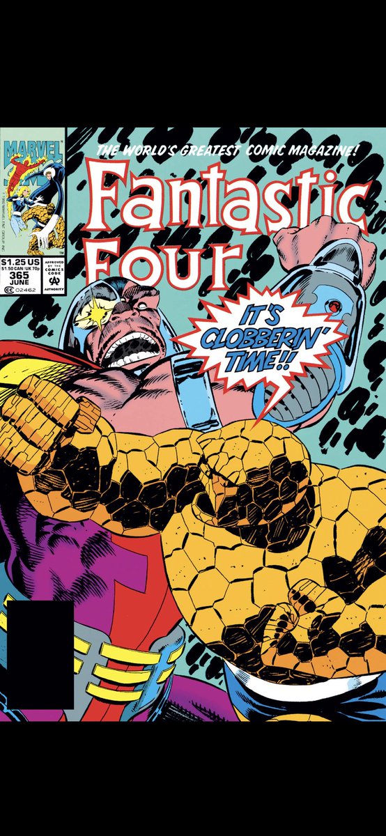 BrakeforDreams's tweet photo. #comicbeforebed Fantastic Four No. 365, June, 1992. Johnny churns out the fire, Alicia gets a surprise visit from Sharon, and Occulus defeated! 🔥😬💥 #FantasticFour #MarvelComics #MarvelUnlimited @MarvelComicsHQ @MarvelUnlimited https://t.co/48GHgFCKvh