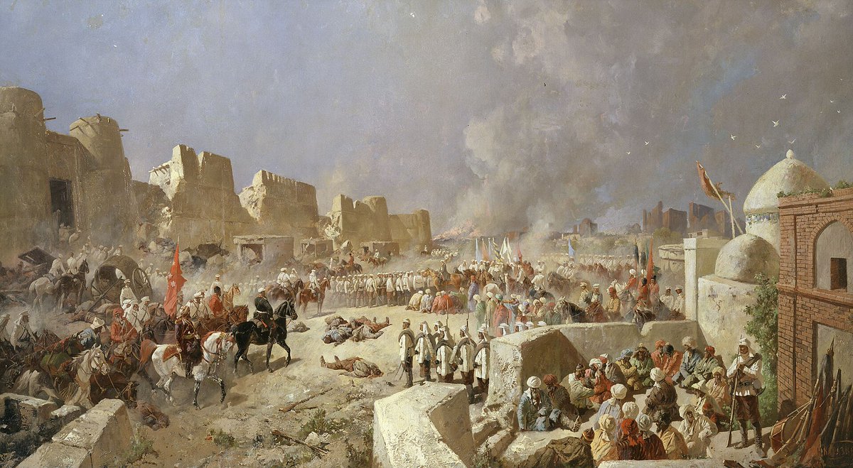 ratnahronika's tweet photo. Masakr i katastrofa Britanske vojske u Avganistanu

U istoriji britanskog imperijalizma, masakr koji se dogodio #Nadanašnjidan 1842. godine, tokom Prvog anglo-avganistanskog rata, predstavlja jedan od najtragičnijih događaja. Tog dana, tokom povlačenja britanske vojske iz Kabula ka Džalalabadu, gotovo cela britanska ekspedicija, uključujući vojnike, njihove porodice i i brojne pratioce logora, bila je doslovno zbrisana sa lica zemlje. Od cele ekspedicije, samo je jedno lice stiglo do britanske tvrđave u Džalalabadu, donoseći potresnu priču o potpunom uništenju britanske vojske i užasima povlačenja.

Strah od Rusije 

Tokom prve polovine 19. veka, britanska spoljna politika bila je opsednuta strahom od ruskog uticaja u Centralnoj Aziji. Ova paranoja, kao deo šireg rivalstva poznatog kao "Velika igra", oblikovala je britanske strategije u regionu. Glavni cilj Britanaca bio je da zaštite Indiju, dragulj svoje imperije, od mogućeg ruskog prodora. Iako je pitanje da li je Rusija zaista planirala invaziju na Indiju ostalo nejasno, Avganistan, smešten između Britanske Indije i Persije, postao je ključna tačka ove geopolitičke borbe.
Ruska vojska na teritoriji današnjeg Uzbekistana

Uloga Istočnoindijske kompanije

Britanska Istočnoindijska kompanija (EIC) bila je ključni instrument britanske kolonijalne politike u Indiji. Iako osnovana kao trgovačko preduzeće, kompanija je postepeno stekla političku moć i vojnu kontrolu nad velikim delovima Indijskog regiona. EIC je posedovala sopstvenu vojsku, koja je bila sastavljena od evropskih i domaćih vojnika, i koristila ju je za očuvanje svojih interesa.

Pod uticajem ove kompanije, Lord Okland, guverner-general Britanske Indije, naredio je 1838. godine invaziju na Avganistan. Cilj je bio da se svrgnu emir Dost Mohamad, koji je pokušavao da balansira između Britanije i Rusije, i postavi pro-britanski vladar Šah Šuža. Ova politička i vojna akcija bila je deo šire strategije da se Avganistan stavi pod britanski uticaj i time spreči širenje ruskog uticaja.

Međutim, ova intervencija bila je zasnovana na lošim procenama. Britanci su verovali da će lokalno stanovništvo podržati Šaha Šužu, ali su naišli na otpor plemenskih lidera. Nezadovoljstvo reformama, smanjenje subvencija i nepoštovanje lokalnih običaja doveli su do široko rasprostranjenog nezadovoljstva.

Povlačenje i masakr

Nakon pobune u Kabulu 1841. godine, britanska vojska bila je prinuđena na povlačenje, koje je predvodio general Vilijam Elfinston. Njegova starost i loše zdravlje dodatno su otežavali donošenje ključnih odluka tokom ove katastrofalne operacije. 
Povlačenje je započelo 6. januara, nakon što je dogovorena ruta ka Džalalabadu, duga 144 kilometra. Avganistanski lideri su obećali siguran prolaz, a dogovori su uključivali predaju topova i talaca kao uslov za prolaz. Iako je povlačenje bilo organizovano pod uslovima dogovora, Avganistanci su ubrzo prekršili obećanja i iskoristili situaciju da napadnu kolonu tokom njenog puta, pretvarajući dogovorenu rutu u smrtnu zamku. Avganistanski borci, vešti u korišćenju smrtonosnih "jezail" pušaka, napadali su kolonu iz zaseda na ključnim prolazima poput Khord-Kabul klanca, dok su glad i smrzavanje dodatno desetkovali britanske redove.

Vrhunac tragedije dogodio se 13. januara kod sela Gandamak. Iako je britanska vojska imala garnizone u drugim delovima Avganistana, oni nisu mogli pružiti pomoć povlačećoj koloni. Od ukupno 16.500 ljudi koji su napustili Kabul – uključujući 4.500 vojnika i 12.000 logističkih pratioca – gotovo svi su stradali. Od preostalih 80 vojnika britanskog 44. puka, skoro svi su ubijeni u poslednjem očajničkom pokušaju odbrane. Nekolicina je zarobljena, a preživelo je samo jedno lice – dr Vilijam Brajdon. 

Posledice i zaključak

Nakon masakra kod Gandamaka, britanska vojska se povukla iz Avganistana, ali ne pre nego što je sprovedena osveta. U septembru 1842. godine, tzv. "Armija osvete," pod komandom generala Džordža Poloka, zauzela je Kabul, oslobodila preživele zarobljenike i sprovela odmazdu uništivši deo grada. 

Masakr kod Gandamaka ostaje simbol neuspeha imperijalnih ambicija. Avganistan je pokazao da će ostati tvrd orah za sve buduće osvajače, zahvaljujući svojoj plemenskoj autonomiji i nepokolebljivom otporu prema stranim silama.