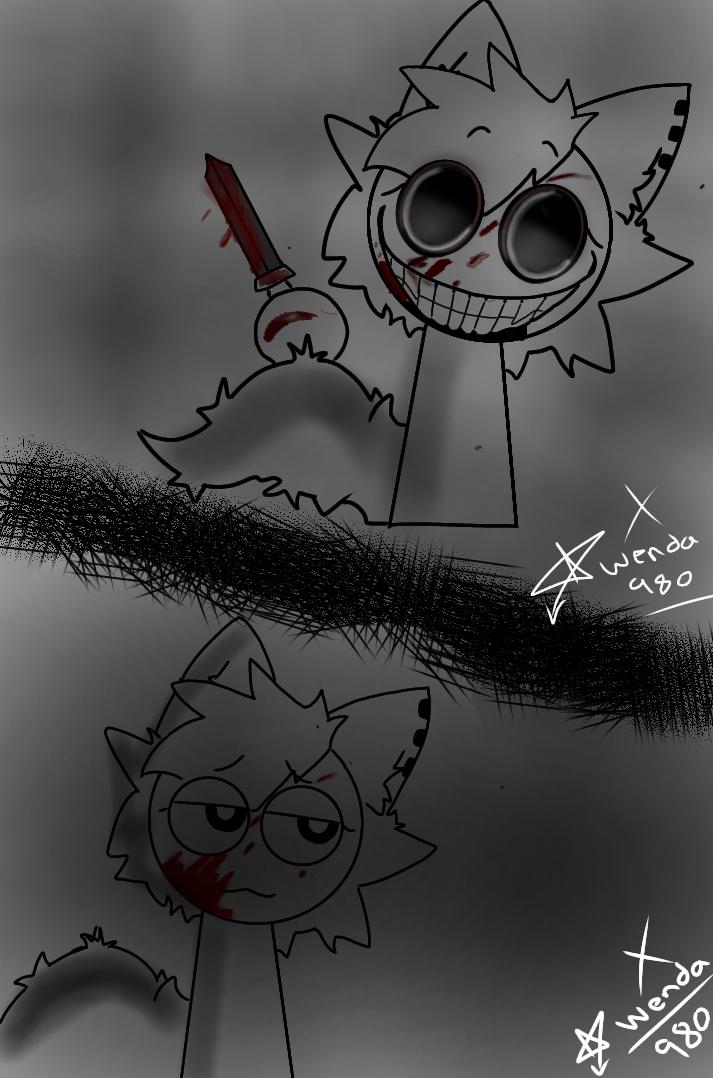 Toriel980's tweet photo. Esto fue de las primeras ideas que tuve que sacar del OC literal solo copie la cara xD no sabia muy bien como hacer uno...#sprunki #wenda #sprunkiincredibox https://t.co/n131egq6b1