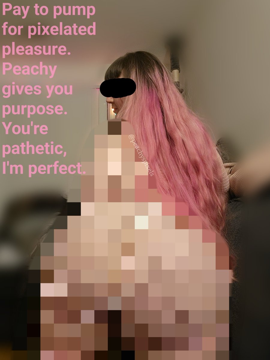 peachyspixels's tweet photo. Pink fishnet bodysuit censored with pixels so big you can barely tell it's there.
The sight of My fat beautiful ass in this would break your mind 💕 https://t.co/NwqOHsaMOt