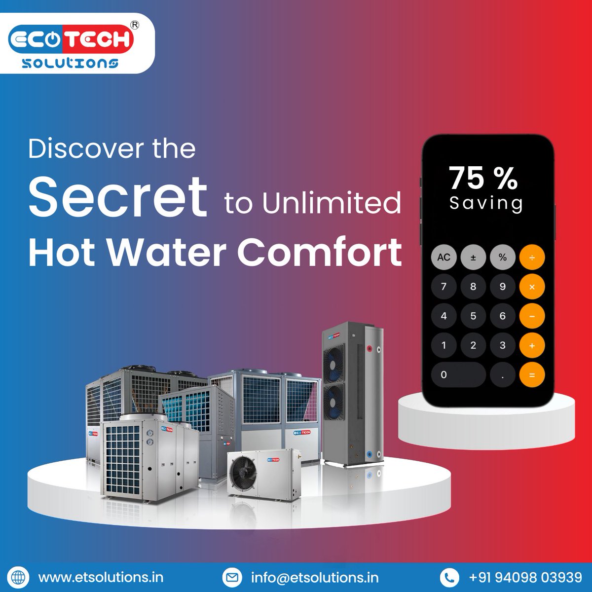 EcoTech3939's tweet photo. π₯ Unlimited hot water. 75% energy savings. Thatβs the EcoTech way! π§
π Explore more: https://t.co/2kI50Xkf15
#EcoTechSolutions #HotWaterMadeEasy #SmartHeating #EnergyEfficient #SaveMoreLiveBetter #EcoFriendlySolutions #HeatPumpTechnology #UnlimitedComfort #CostSaver https://t.co/iQ6hP3vsfj