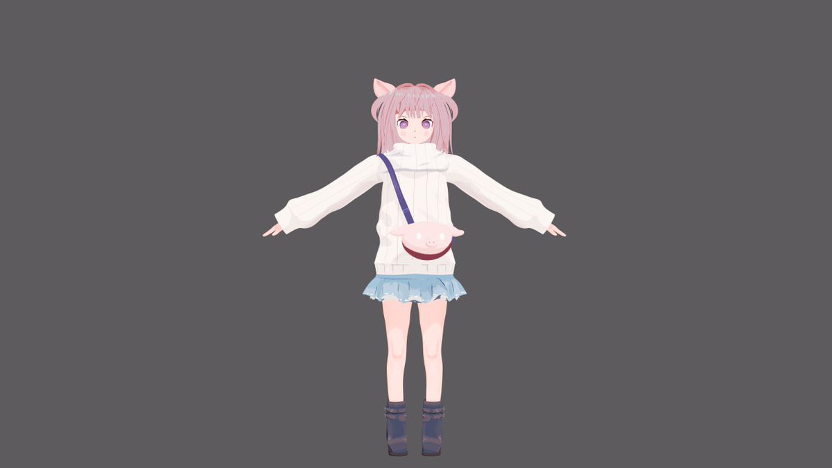 rrexll6's tweet photo. 🌟Not as cool, but cute.
#Blender #3D #Vtuber 
#SubstancePainter3D #Fanart #Fanarts https://t.co/8nDiYumqXw