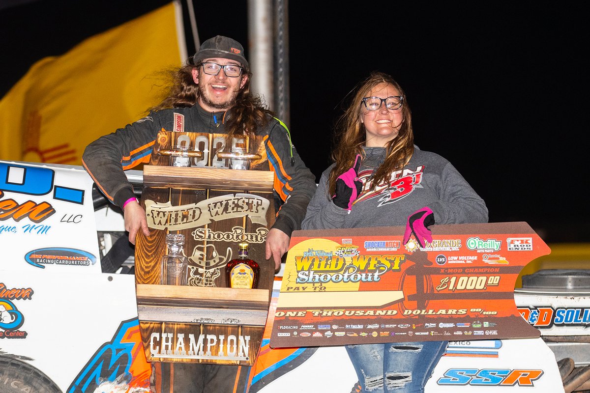 .<a href="/BobbyPierce32/">Bobby Pierce</a>, Rob Moseley, and Kyle Strickler raced to wins in the Rio Grande Waste Services Wild West Shootout finale on Sunday night, and each also claimed the respective titles.

Full recap and results -&gt; wildwestshootout.net/press/article/…