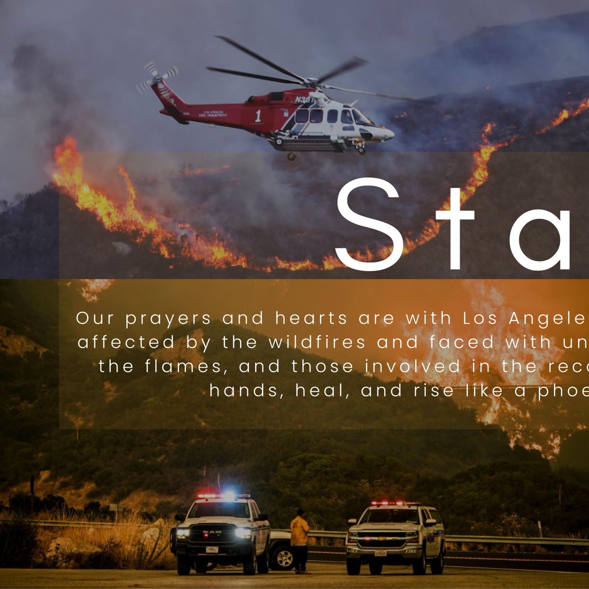 teravarna's tweet image. In the face of tragedy, may we find strength in unity and love in community. Our hearts are with all impacted by the wildfires in Los Angeles. Sending prayers for healing and hope. 🙏
.
.
.
.
.
#LAwildfire #standwithla #prayforla #californiafire #teravarna_official