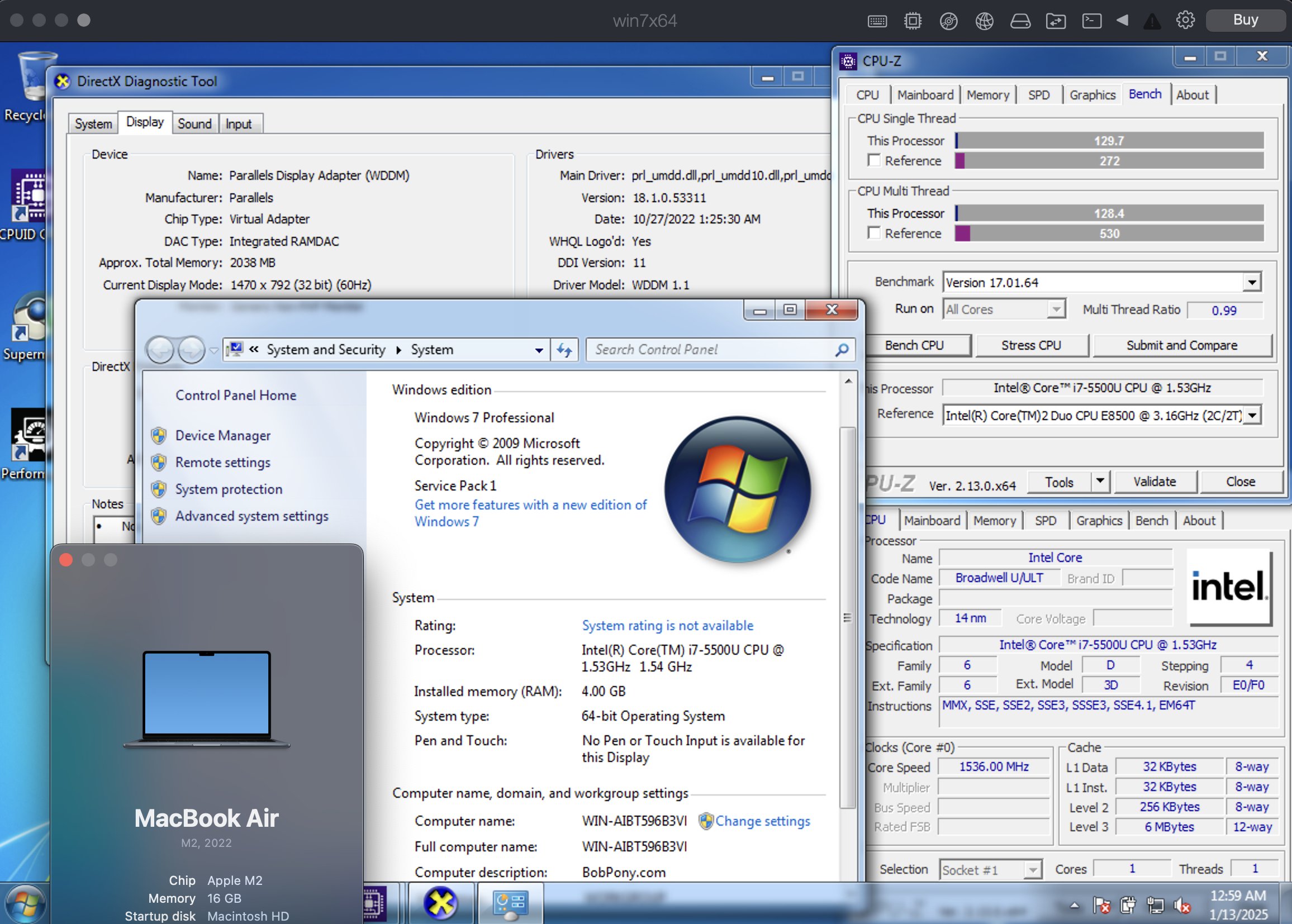 MacBook win7 （Apple's Boot Camp drops support for Windows 7