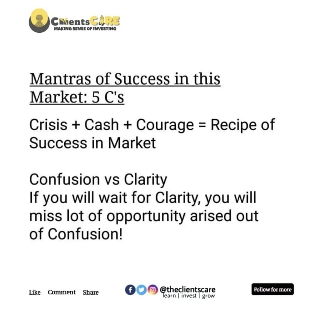 AlphaMovesIndia's tweet photo. Opportunity to Accumulate & Strengthen your Portfolio.
#HealthyCorrection
#Wealth is being created by taking calculated risk and availing opportunity at right time.
One year from now, you may regret for not having invested at these levels.
#FOMO #Investing #MutualFunds #stock https://t.co/OiKG6tDZyi