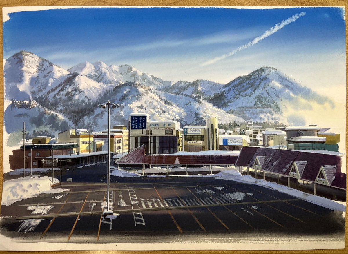 akazonae687's tweet image. 遅くなりましたが明けましておめでとうございます⛩。Bonne Année !
仕事でなかなか雪山描くチャンスが少ないですが10年前に初めて越後湯沢に行った後に描いたものです。

Echigo-Yuzawa. Niigata .2015.2.7