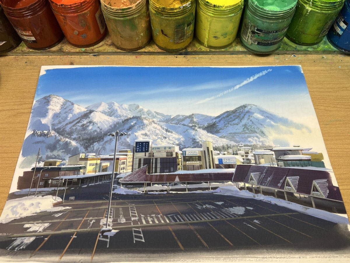 akazonae687's tweet image. 遅くなりましたが明けましておめでとうございます⛩。Bonne Année !
仕事でなかなか雪山描くチャンスが少ないですが10年前に初めて越後湯沢に行った後に描いたものです。

Echigo-Yuzawa. Niigata .2015.2.7