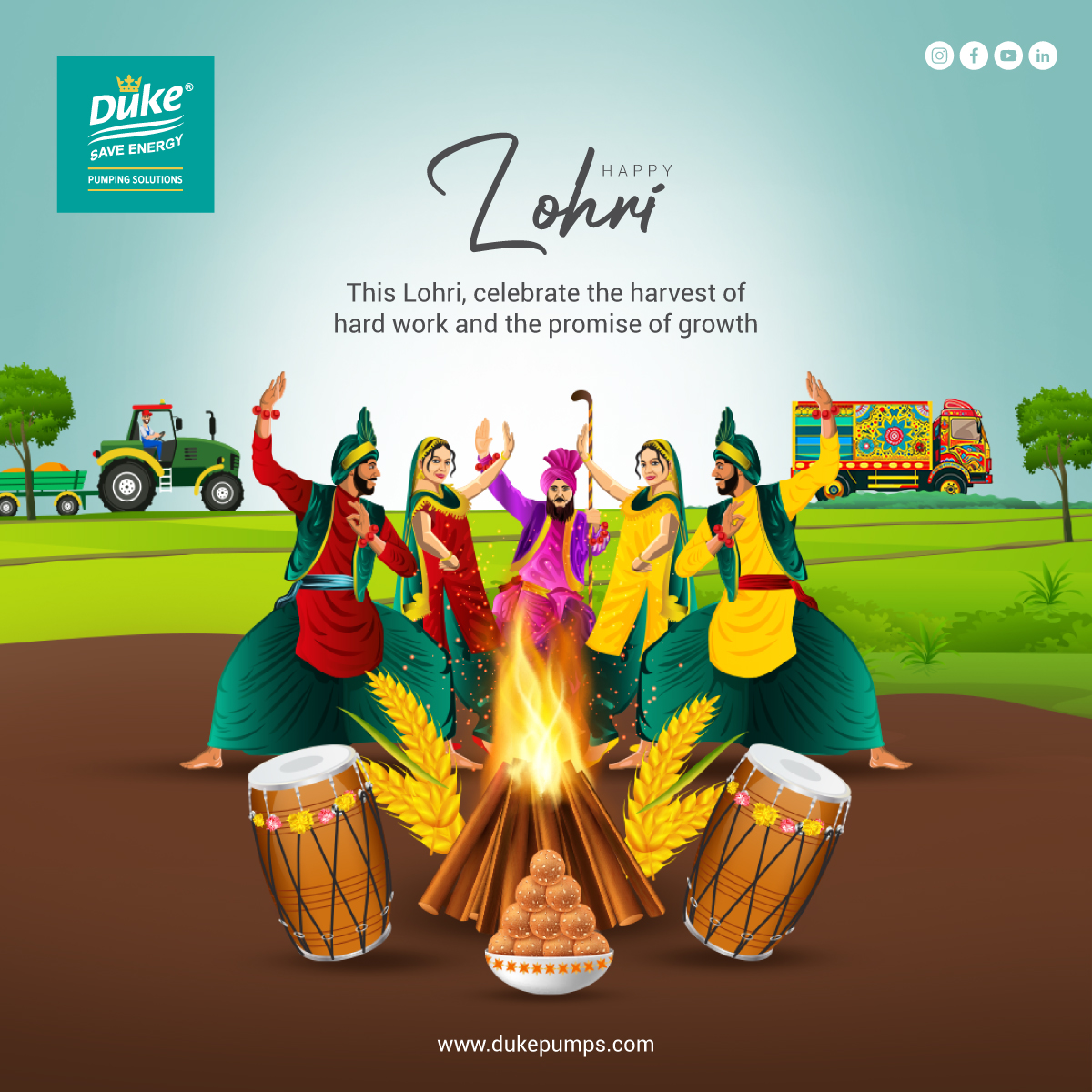 duke_pumps's tweet photo. At Duke Pumps, we honor the spirit of Lohri a festival that symbolizes abundance, dedication, and a fruitful future. Just as Lohri celebrates a bountiful harvest, we celebrate the constant flow of progress and prosperity in your life. #Lohri #Lohri2025 #Flowo #Dukepumps https://t.co/fbZXINuc5m