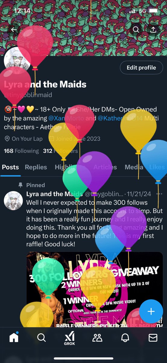 tinygoblinmaid's tweet photo. It’s my party and I’ll cry if I want to! https://t.co/rhaR3fr3cH