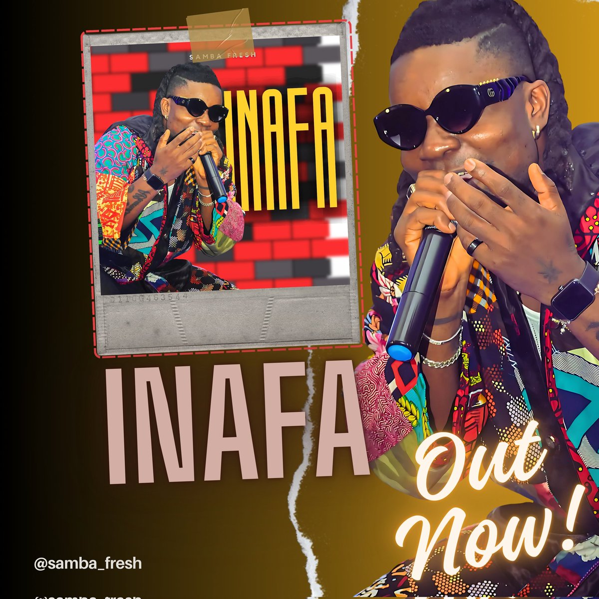 fresh_samba's tweet photo. BREAKING NEWS ........#INAFA  out now on all platforms check it out https://t.co/kZsVJBYIo0