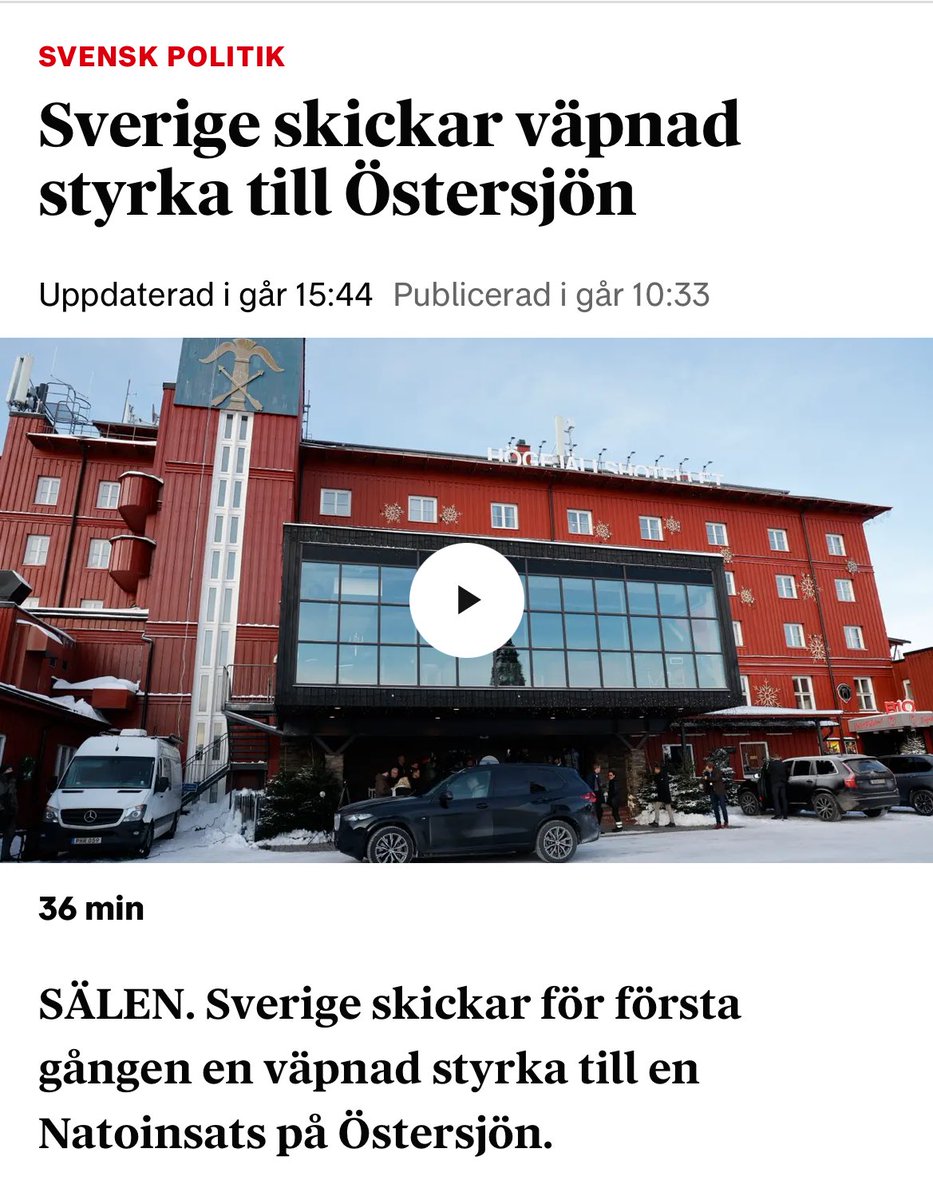 Svenska marinen rör sig alltså dagligen, dessutom beväpnad, på och i Östersjön…