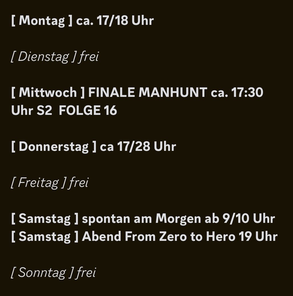 Kommt gut in den Montag 🤗❤️