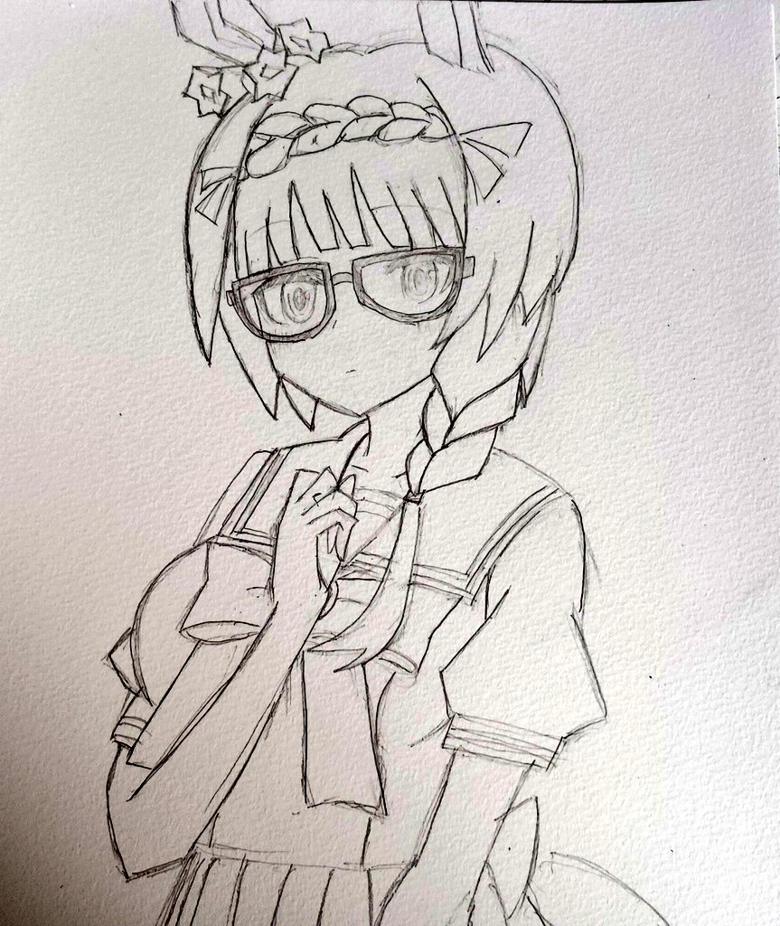 ゼンノロブロイ描きました！
#ゼンノロブロイ 
#ウマ娘
#ウマ娘好きな人と繋がりたい