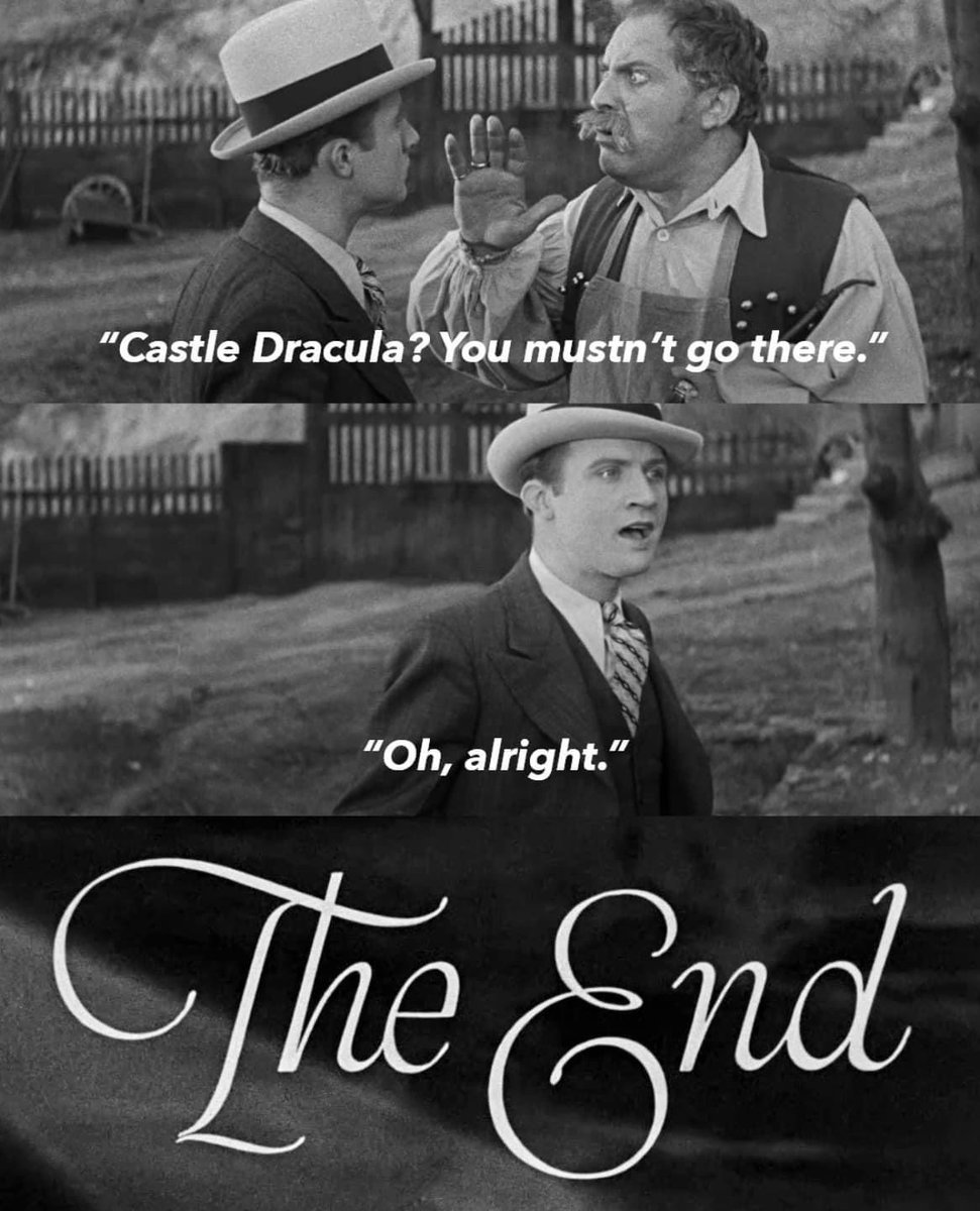 Horror films could be really short..........😁