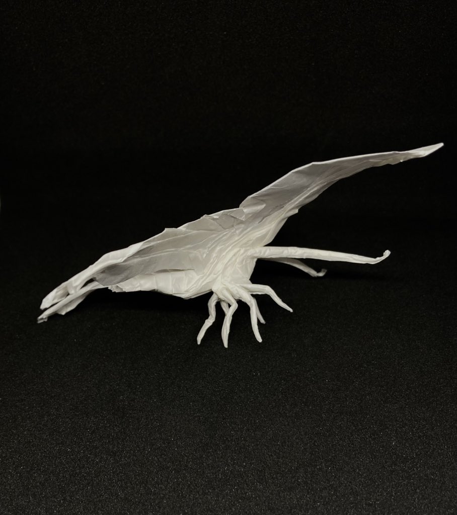 チョウ

創作:神谷哲史
用紙:tカラペ30cm

#神谷哲史作品集3 #神谷哲史　#折り紙　#ORIGAMI