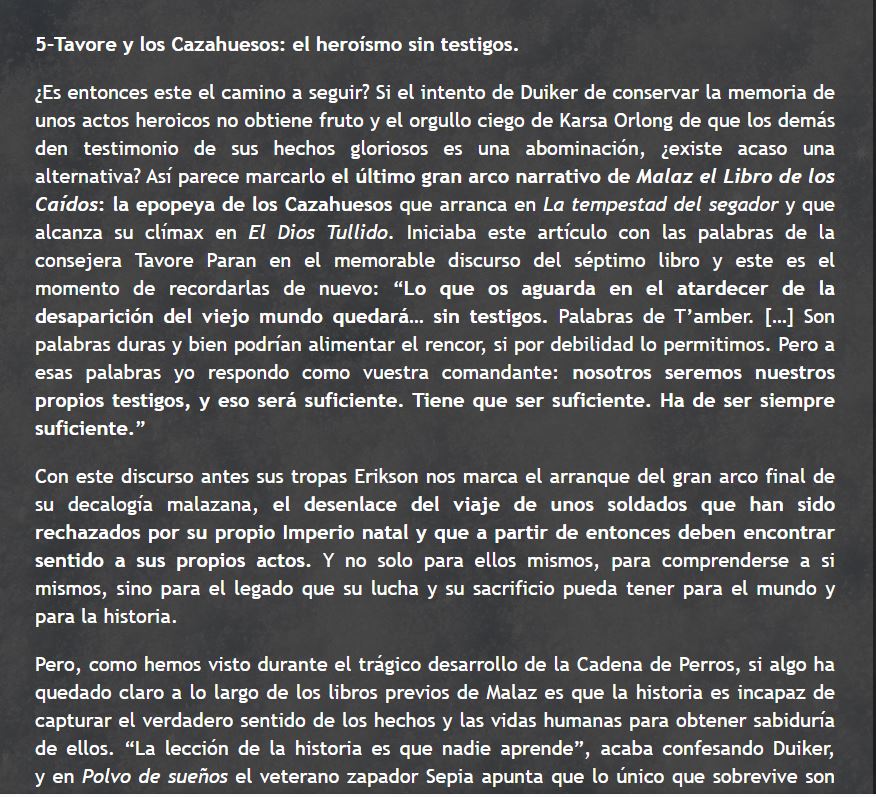 Caballero del Árbol Sonriente Blog (@arbolsonriente) on Twitter photo 🔥Sin testigos: el recuerdo y el heroísmo en Malaz. Cuando el único consuelo es saber que ellos serán los testigos exclusivos de sus actos, de su destino, de lo que consigan en una lucha anónima. ¿Es eso una bendición o una maldición? ✍️Ensayo completo: …ballerodelarbolsonriente.blogspot.com/2022/06/sin-te… 🔥Sin testigos: el recuerdo y el heroísmo en Malaz. Cuando el único consuelo es saber que ellos serán los testigos exclusivos de sus actos, de su destino, de lo que consigan en una lucha anónima. ¿Es eso una bendición o una maldición? ✍️Ensayo completo: …ballerodelarbolsonriente.blogspot.com/2022/06/sin-te…