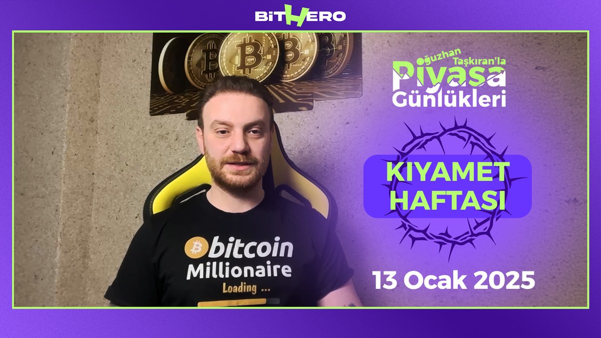 OgiFAM <a href="/BitHeroKripto/">BitHero</a> ile #Bitcoin 'de kıyamet haftası..!! Haftanın ilk videosu geldi...

Yorumlara ve likelara abanmayı unutmayalım.
👇👇
bit.ly/4jeF8C4