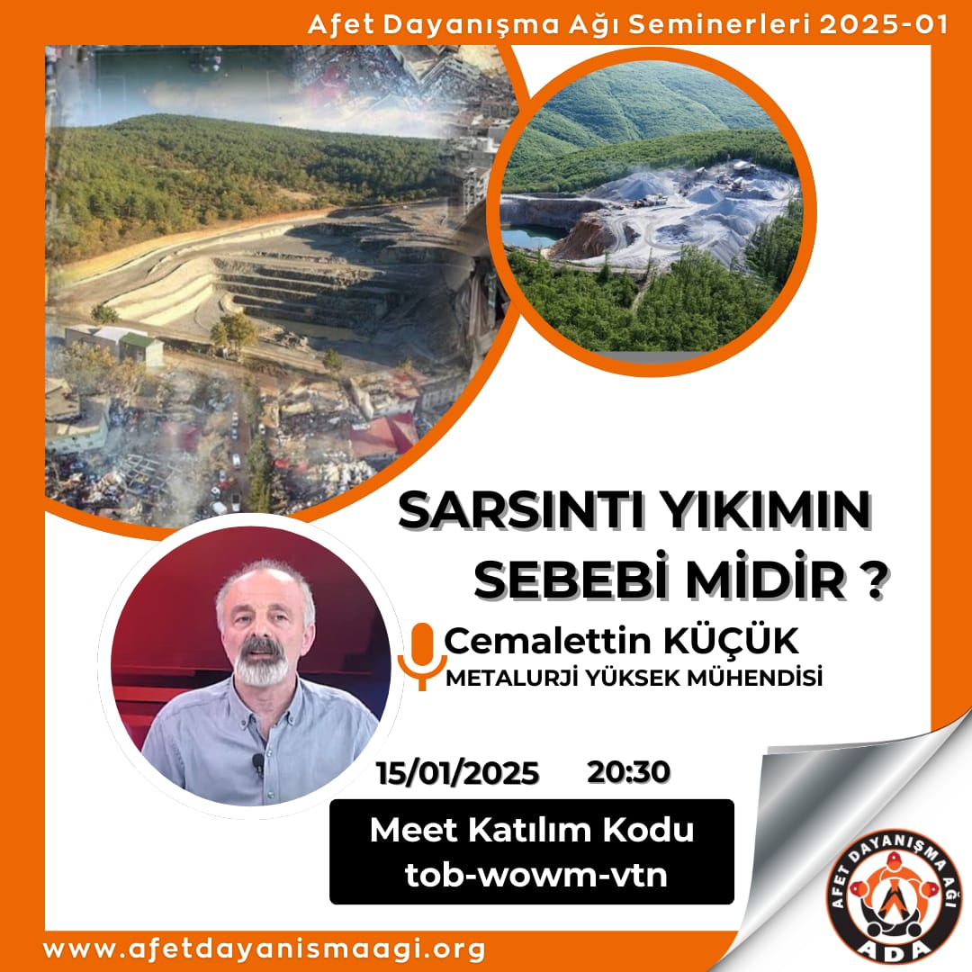 AfetDayanisma's tweet photo. https://t.co/vdCxSq12FF

15 Ocak akşamı herkesi bekliyoruz.
@cemokucuk 
#madencilik
#Afet
#Afetgönüllüsü 
#Yerelgönüllüler
#deprem 
#işkazası 
#riskyönetimi 
@csbgovtr https://t.co/glVjHdkOF0
