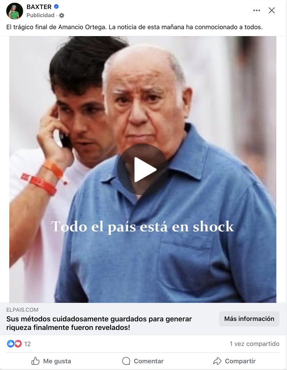 Facebook, esta mañana. 