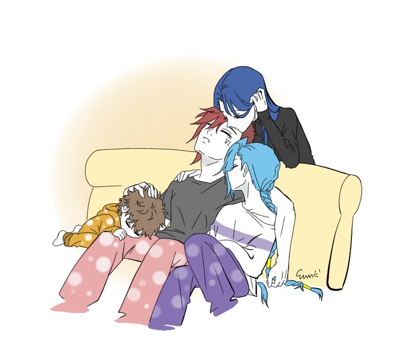 케이틀린은 물론 파란 바지가 있습니다