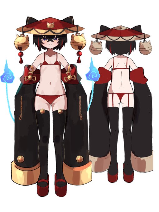 前描いた厚塗り風の立ち絵も見て 