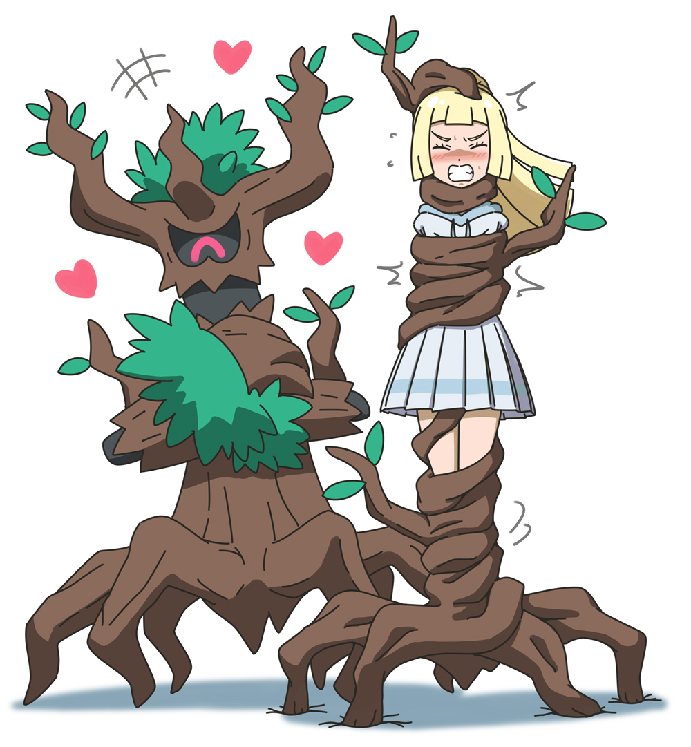 オーロットに好かれるリーリエちゃん

信頼関係を築くには、同じ樹木になって共感を得るのが大事！