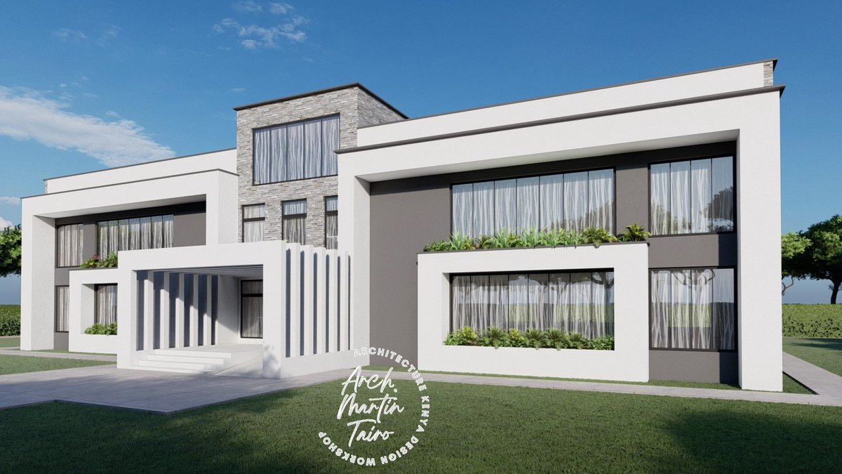 ArchitectureKE's tweet photo. Executive offices for a leading manufacturing company in Kenya. Low key. Double storey with an expansive roof terrace.

Breaking ground in the first week of February 2025. With a tight completion schedule of 5 months.

#ArchitectureKE. https://t.co/kEppiXYFlE