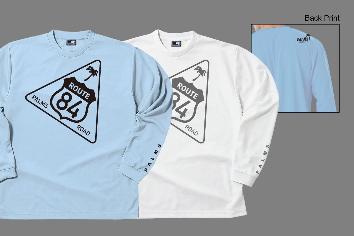 PALMS 超撥水ラッシュガードフランクブルー(XL)パームス