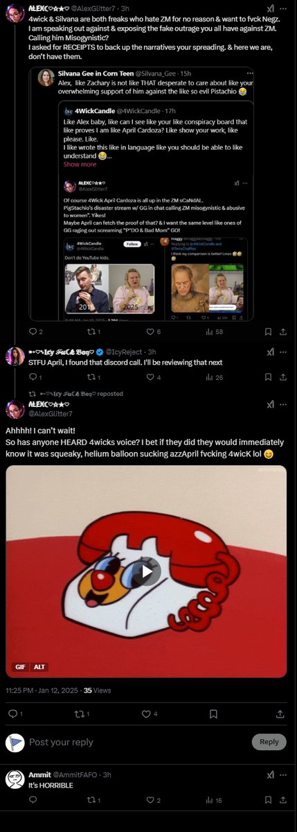 4WickCandle's tweet photo. Dear @IcyReject and @AlexGlitter7 ,
Would you please dedicate an entire livestream exposing me as April? π
Show your work!
Bring the conspiracy board!
PROVE IT!
Sincerely,
-4WCπ―οΈ, the candle burning bright, living rent free in your heads for the last two years
#StillNotApril https://t.co/Eh8cH3mYXG