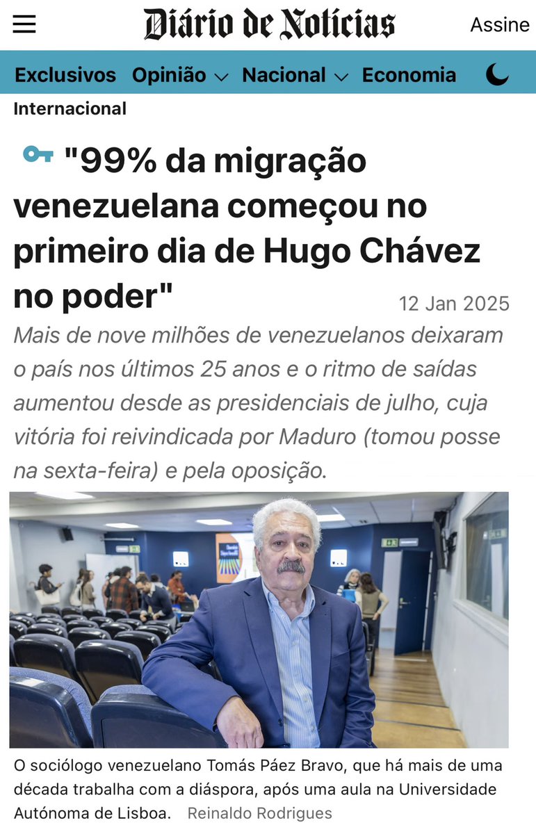 BolsonaroSP's tweet photo. A maior diáspora do século XXI não foi devido a guerra do Afeganistão, Iraque, Síria ou na Ucrânia. O maior êxodo migratório do século XXII é saindo da Venezuela!

Já se foram cerca de 25% da população do país (10 milhões).

Se fosse no Brasil falaríamos de +52 milhões de brasileiros!

Refugiados de guerras:
🇦🇫 Afeganistão: não há número exato
🇮🇶 Iraque: 6,4 mi
🇸🇾 Síria: 6,8 mi
🇺🇦 Ucrânia: 6 mi
🇻🇪 Venezuela bolivariana: cerca 10 mi