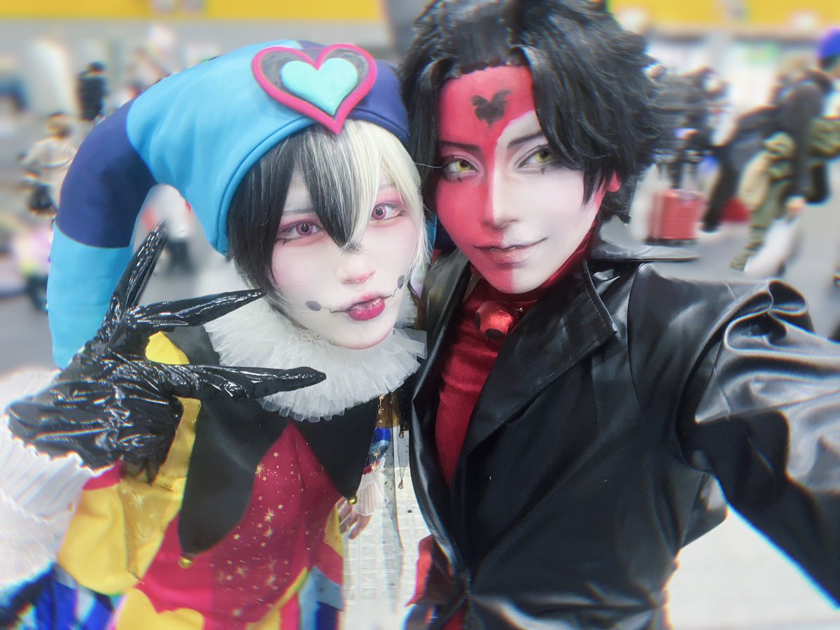 cos.
           🖤🩷念願のツーショ🩷🖤

#SUPERCOMICCITY関西30
#HelluvaBoss 
#HelluvaBossCosplay 
#HelluvaBossFizzarolli
 #Blitzøcosplay