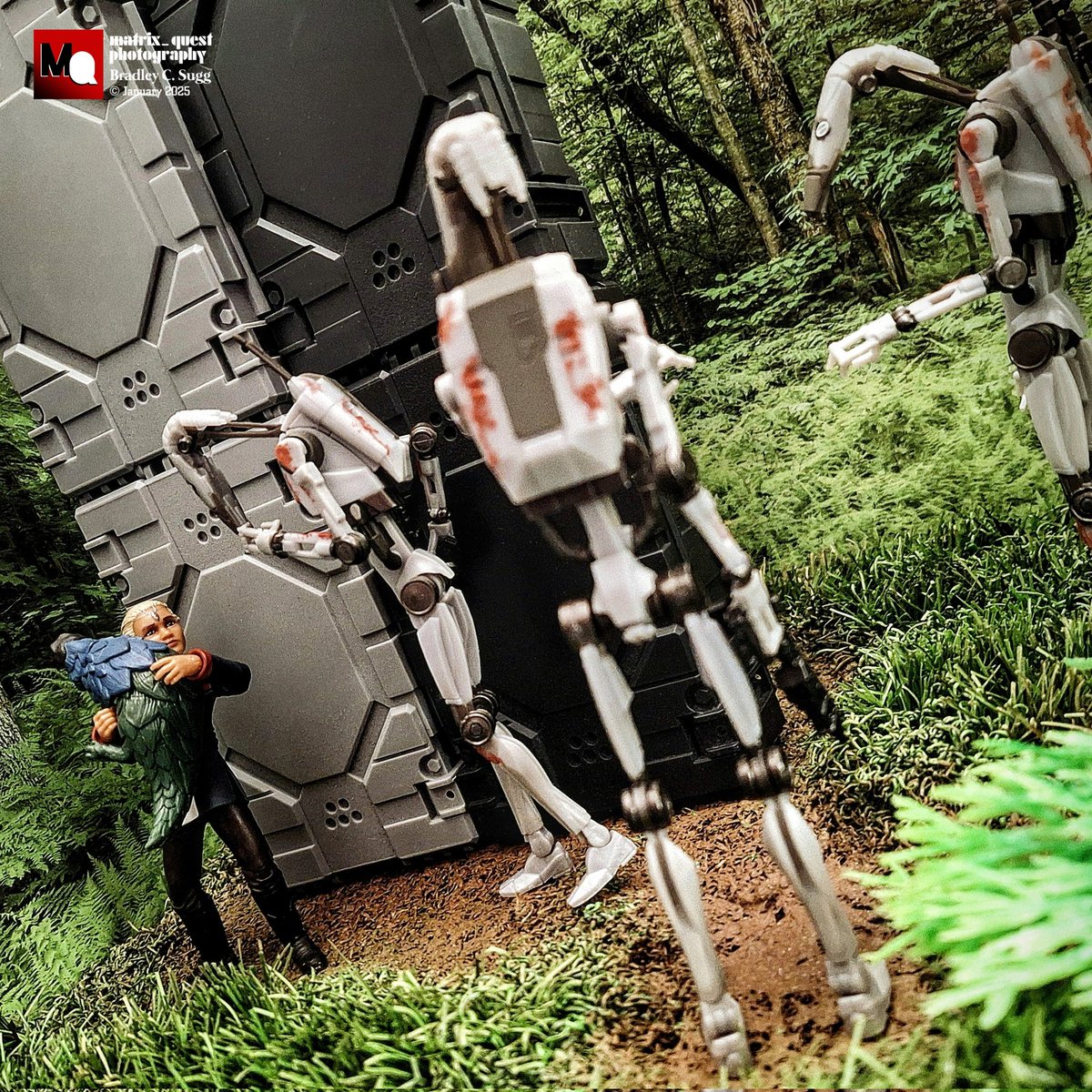 BradleyCSugg's tweet photo. - "Are you completely sure that creature is safe?"

Ruby, the zardimallo, is baffling these #BattleDroids...

#StarWars #Clankers #Omega #TheBadBatch #StarWarsTheBadBatch #StarWarsTheBlackSeries #TheBlackSeries #Hasbro #6InchScaleWorld #matrix_quest https://t.co/3GOVZViLKI