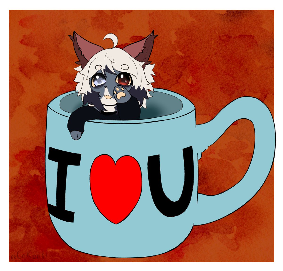 CoKoo81's tweet photo. Fox in a cup :3 https://t.co/ook81hLCZ3