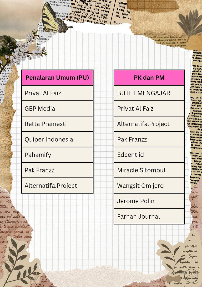meltodicc's tweet photo. Aku ada beberapa list chanel youtube yg mungkin bisa jadi referensi bahan belajar untuk kamu⏬ https://t.co/K3jyG1Z3Be