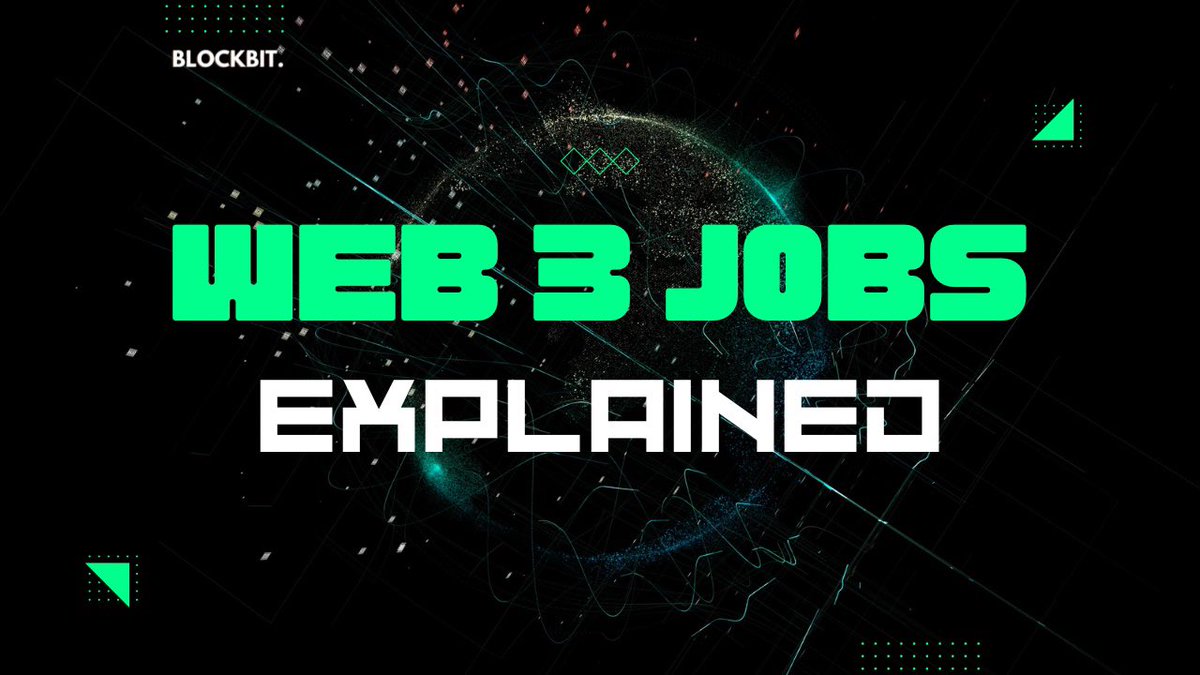 BlockbitTech's tweet image. 🧵Want to know the hottest career opportunities of the future?

🔥Web3 is transforming the job market, and these roles are in high demand!

• Some Job Roles:
Blockchain Dev, Smart Contract Eng, Token Analyst, Marketing Gigs, Community Manager, Moderators, Raiders

(1/4)
