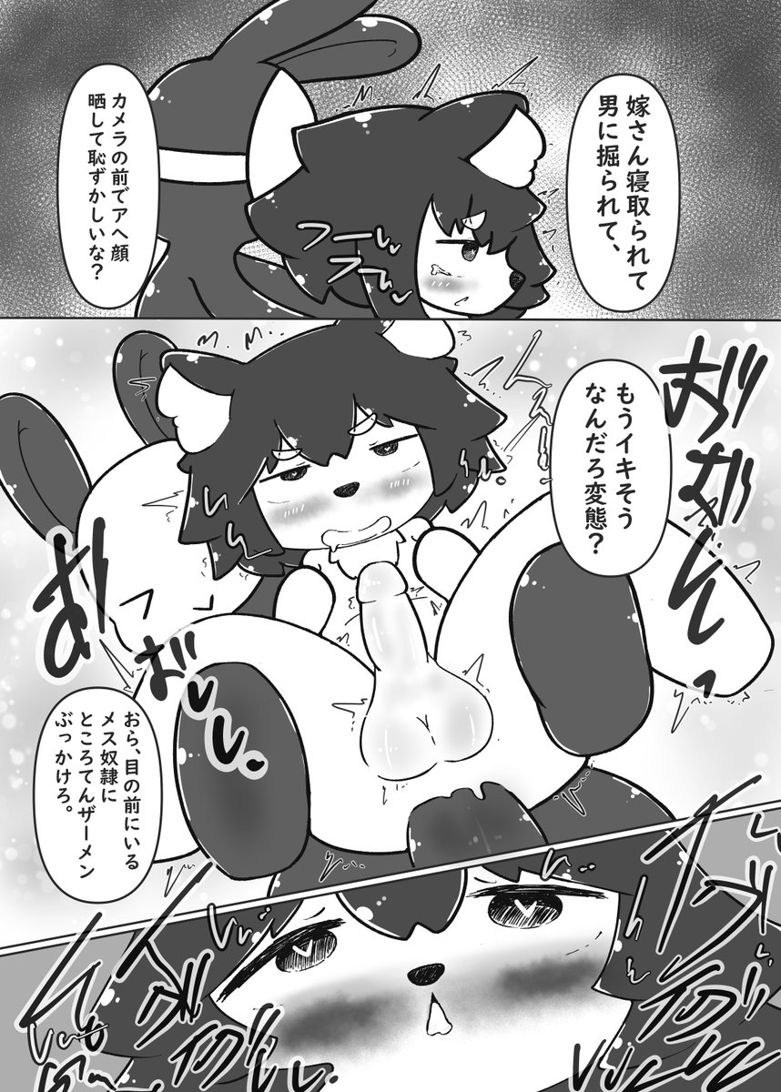 1/19(日)新春けもケット11 A-06 Dotenにて頒布予定の、寝取られケモ本原稿を大公開します!!気に頂けましたらぜひ会場へ...!!
お声掛けくださったDotenさんの原稿も大変えっちなので、リプ欄の最後のリンクからぜひご覧ください...!!(1/9)