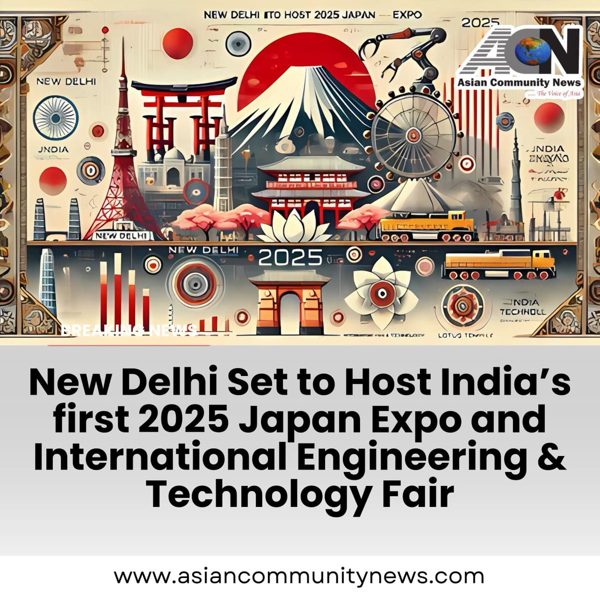 skahuja13's tweet image. "🌏 Fusion of Cultures, Innovation of Futures! 🇯🇵🤝🇮🇳 Join us at #JapanExpoIndia2025 and experience the best of Japan at South Asia’s largest trade fair! 🏮✨ #TraditionMeetsTechnology #GlobalInnovation #IETF2025"

Read more 👇🏻 
asiancommunitynews.com/new-delhi-set-…