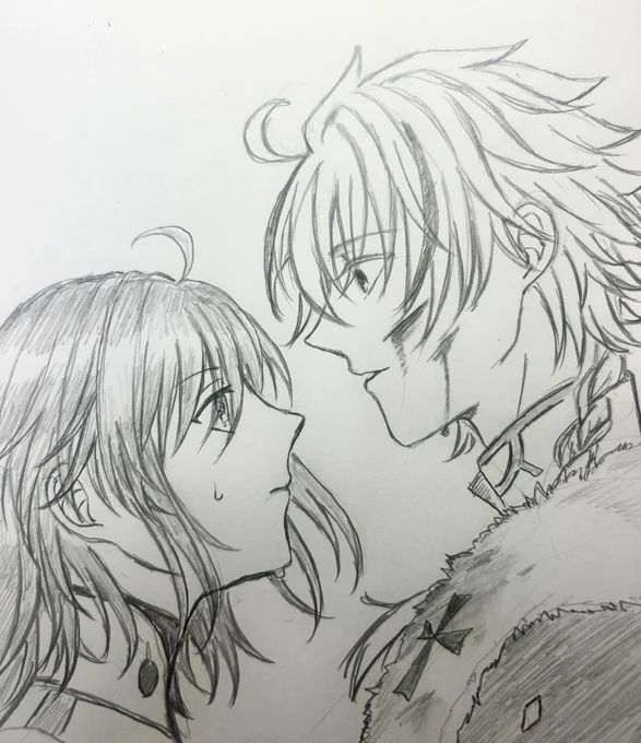 リチャぐだ♀
「The road to hell is paved with good intentions」
(地獄への道は善意で舗装されている)
このことわざが十字軍に由来する(諸説有)っていうのを大学の時に聞いた気がする。
リチャもわりかし善意で地獄を作っていくタイプだと思ってます。

リチャは血を流し、ぐだ♀は冷や汗を流す 