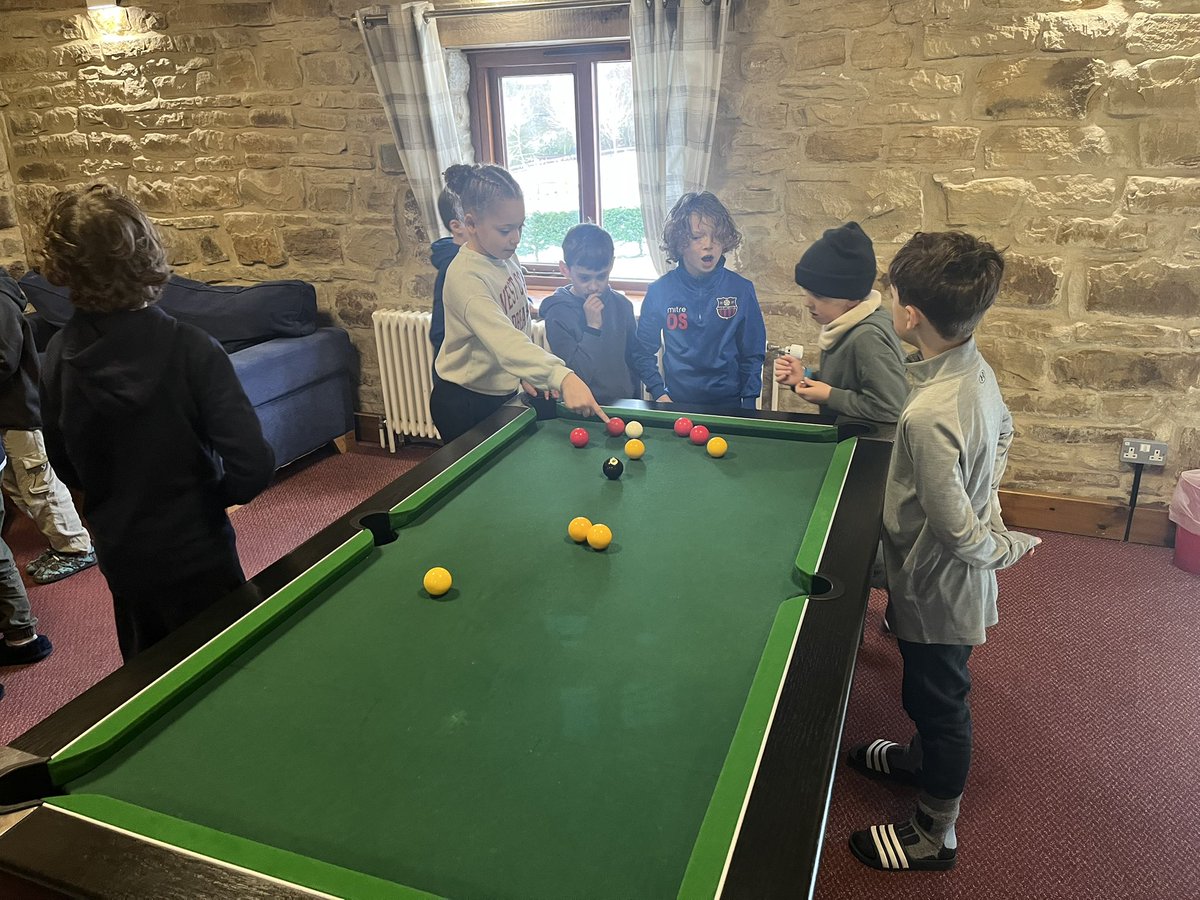 MsKoerbersClass's tweet photo. We have arrived! Our beds have been made and now we are exploring the games in the lounge area before we go for lunch☺️ @shireoakce https://t.co/eAybHhfoGa
