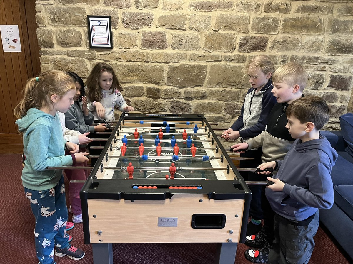 MsKoerbersClass's tweet photo. We have arrived! Our beds have been made and now we are exploring the games in the lounge area before we go for lunch☺️ @shireoakce https://t.co/eAybHhfoGa